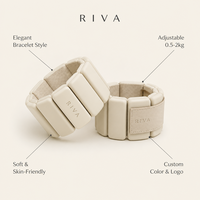 Poids de poignet réglables en silicone avec sangle auto-agrippante, poids de cheville portables, bracelets lestés pour la course, le yoga et le fitness