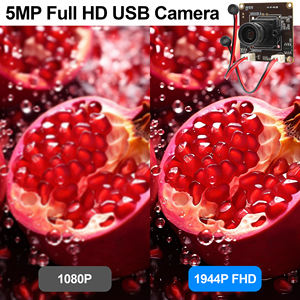 Caméra USB ELP MJPEG 30fps 2592*1944 COMS IMX335 2 microphones Mini module PCB intégré pour robot, distributeur automatique, kiosque, numérisation - Product Image 2