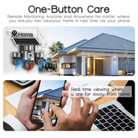 V380pro 3 objectifs 3 écrans 3 PTZ 15MP Solaire WiFi 4G Carte SIM IP Caméra de Sécurité Sans Fil pour la Maison Réseau CCTV Lampe Solaire de Rue avec Caméra