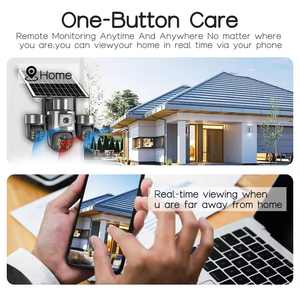 V380pro 3 objectifs 3 écrans 3 PTZ 15MP Solaire WiFi 4G Carte SIM IP Caméra de Sécurité Sans Fil pour la Maison Réseau CCTV Lampe Solaire de Rue avec Caméra - Product Image 4