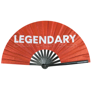 Tùy Chỉnh Gấp Tay Rave Fan Clack Cầm Tay Rave Fan Ba Chiều Laser Màu Sắc Sơn Cho Lễ Hội Cầu Vồng Trang Phục Disco - Product Image 5