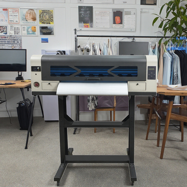 For A1 24inch 60cm New Automatic DTF Printer Dual I3200 Printhead Pigment Ink 3-Year Warranty for Fabric Printing Shops