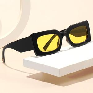 ใหม่กรอบสแควร์แว่นตากันแดดย้อนยุคสีลูกกวาดข้ามพรมแดนแนวโน้มหญิงร้อนแฟชั่นแว่นตาอินสตาแกรม - Product Image 3