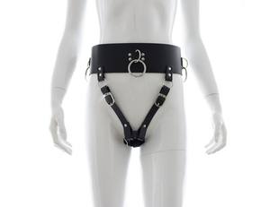 PUレザー強制Orgasmボンデージベルト純血種ボンデージストラップパンツ女性用Bdsmボンデージハーネス大人のおもちゃ - Product Image 2
