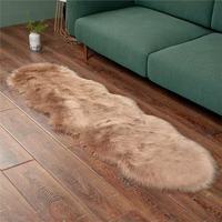 Luxuriöser moderner minimalistischer australischer Kunstfellteppich, langflorig, weich, komfortabel, Teppich für Wohnzimmer/Schlafzimmer, Sofabezug