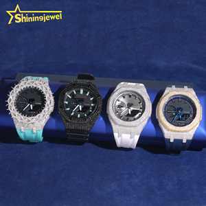 Certificat GRA Bijoux Hip Hop Boîtier de montre en argent 925 Iced Out Moissanite GA2100 Buss Down Watch Bezel Pass Diamond Tester - Product Image 3