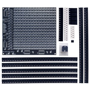 Kit de práctica de soldadura de tablero de pantalla de matriz LED programable de para aprendizaje electrónico - Product Image 2