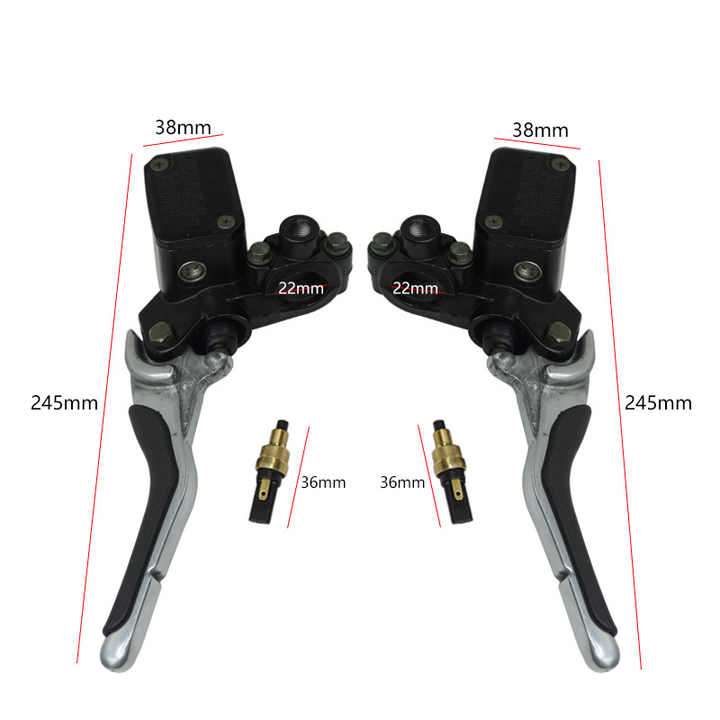 2-Piece Adjustable Brake & Clutch Lever Set For Yamaha YZF R1, R6, YZF600R 2 thumbnail image
