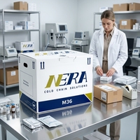 Boîte de transport réutilisable NERA Série M pour chaîne du froid avec enregistrement de données en temps réel en option pour la livraison de vaccins sur le dernier kilomètre