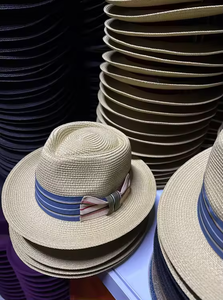 Nouveau <span class=keywords><strong>Chapeau</strong></span> Fedora Décontracté en <span class=keywords><strong>Paille</strong></span> pour Homme – Protection Solaire Printemps-Été – Collection Jazz Tendance - Product Image 2