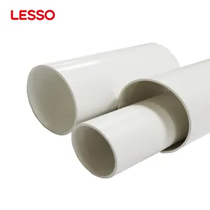 LESSO Corrosion Resistant Long Service Time BS standard PVC Drainage Pipe PVC waste pipe