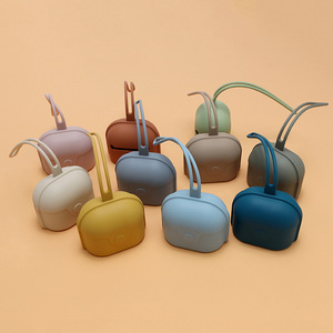 Support de sucette en silicone personnalisé, étui de rangement portable mignon, support de sucette en silicone, housse de sucette, boîte à sucette - Product Image 1