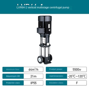Bomba Centrífuga Vertical Multietapa LVR(S)64, Maquinaria Industrial para Tratamiento de Agua, Edificios de Gran Altura, Fábricas de Alimentos y Bebidas - Product Image 4