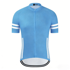 Maillot de cyclisme unisexe léger de haute qualité avec logo personnalisé imprimé, idéal pour les événements d'équipe de course sur route et les sports de plein air - Product Image 1