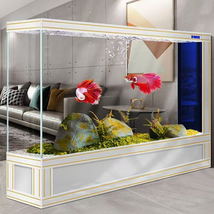 Grijze Rechthoekige Stijl <span class=keywords><strong>Aquarium</strong></span> <span class=keywords><strong>Aquarium</strong></span> Grote Glazen Aquaria Te Koop - Product Image 6