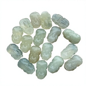 Ciondolo piccolo a forma di <span class=keywords><strong>volpe</strong></span> e rospo in pietra Xiu, accessori per bracciali e collane in giada, ornamenti per collane in giada a forma di <span class=keywords><strong>volpe</strong></span> e rospo - Product Image 3