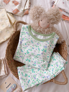 Invierno niños niñas ropa de casa sólida niños suave alto elástico <span class=keywords><strong>pijamas</strong></span> cómodos niña ropa de dormir <span class=keywords><strong>pijamas</strong></span> otoño niña ropa de dormir - Product Image 6