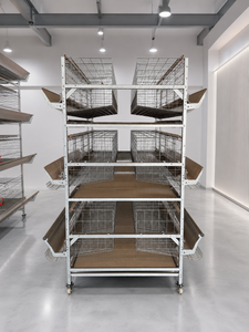 Sistema de Jaulas Comerciales <span class=keywords><strong>para</strong></span> Aves de Corral con Comedero y <span class=keywords><strong>Bebedero</strong></span> <span class=keywords><strong>para</strong></span> Granjas de Gallinas Ponedoras - Product Image 1