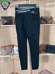 Pantalons élastiques épais d'occasion YongLiJia avec taille élastique, vêtements usagés en balles - Product Image 5