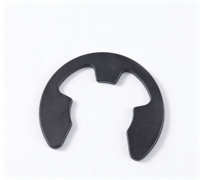 Factory Supply Carbon Steel GB896 E Ring Open Retaining Circlip Black Oxide E Clip For Mechanical Fastener