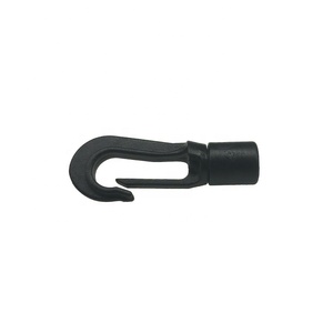 Hot Bán dây Snap móc chèn khóa xoay Đen Túi nhựa móc cho dây - Product Image 4