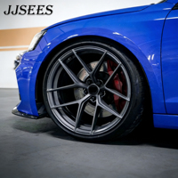 JJSEES - Fournisseur d'usine personnalisé - Jantes de course concaves profondes forgées et polies - 5x112 5x114.3 18/19/20/21/22 pouces - Pour voitures de luxe