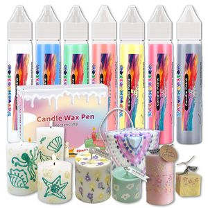 24 colores de bolígrafos de cera 3D no tóxicos, pinturas orgánicas para velas pintadas a mano, ideales para decoraciones de fiestas. - Product Image 6