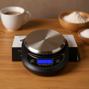 Báscula digital de cocina de 5000g con precisión de 1g, plataforma metálica para hornear, pesar café y uso doméstico - Product Image 2