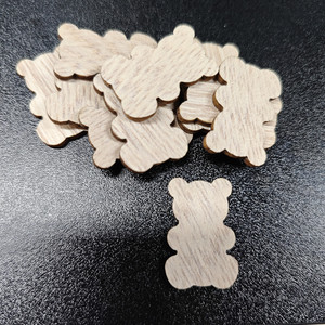 20 pz fai da te natura <span class=keywords><strong>in</strong></span> <span class=keywords><strong>legno</strong></span> con ritaglio Baby Shower tavolo festa Confetti orsacchiotto orsacchiotto decorazioni per festa per bambini - Product Image 4