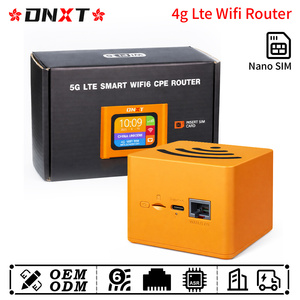 เราเตอร์ DNXT 4g LTE Cat4 2.4GHz 300Mbps wifi 6 พร้อมซิมการ์ด จอ LCD แบตเตอรี่ 3000mAh สำหรับสำนักงาน - Product Image 1