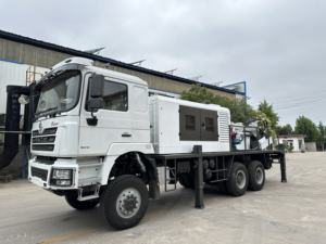 Completamente automatico trivellazione d'acqua su pista macchina <span class=keywords><strong>200m</strong></span> 350m 500m profondità con pompa come componente del nucleo per la perforazione di pozzi profondi - Product Image 2