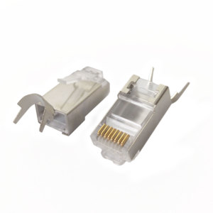 Ethernet mạng cáp UTP FTP 8 pin 8P8C Modular cat 7 RJ 45 vượt qua thông qua cắm CAT7 cắm RJ45 kết nối - Product Image 1
