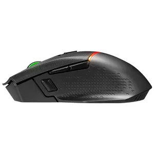 2024 mouse para jogos com fio RGB Pixart 3327 com design ergonômico de volta alta