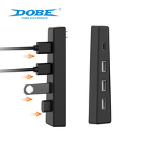 DOBE Fourniture directe d'usine Type-C USB2.0 HUB USB à quatre ports pour console de jeu PS5 Accessoires de jeu