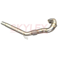 Downpipe haute performance à flux libre pour VW Golf MK7 MK7.5 GTI 2.0T 2014-2020, downpipe d'échappement de haute qualité