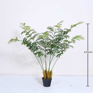 Cycad artificiel en plastique Debao en pot, pour l'intérieur et l'extérieur, pour la décoration de la maison, du bureau, des mariages, décoration intérieure, plantes artificielles - Product Image 4