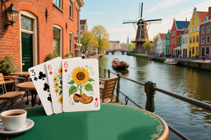 Cartes à jouer <span class=keywords><strong>de</strong></span> style néerlandais Vie quotidienne relaxante et savoureuse pour les jeux <span class=keywords><strong>de</strong></span> cartes Imprimées avec logo en papier <span class=keywords><strong>Carte</strong></span> personnalisée - Product Image 6