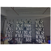Pubblicità digitale ha condotto la visualizzazione dei prezzi della stazione di servizio moderna Digital Signage e Display