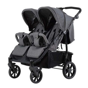 Bright bebe Hersteller Luxus Zwillinge Kinderwagen 3 in 1 High Landscape Stahlrahmen Klapp Doppel Kinderwagen Zwei Körbe Kinderwagen - Product Image 1