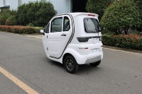 Voiture électrique mini-cabine fermée EV-GO homologuée EEC COC pour adultes, 1200W/2500W, batterie 60V58Ah, 3 passagers, freins à disque hydrauliques