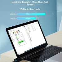 Extensor USB Tipo-C, Hub Divisor de 3 Puertos para Computadora, Mini Hub USB, Hub USB de Alta Velocidad para Transferencia de Datos