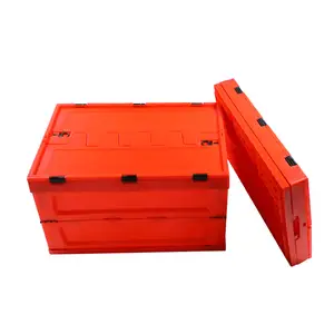 Zntb017 bao bì nhựa doanh thu lưu trữ lớn có thể gập lại Pallet container hộp nắp