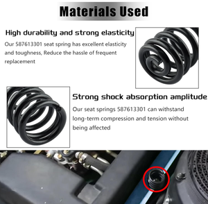 Ressort hélicoïdal en acier inoxydable de <span class=keywords><strong>grand</strong></span> <span class=keywords><strong>diamètre</strong></span>, haute résistance, résistant aux hautes températures pour écrans miniers et machines de poinçonnage - Haute résistance - Product Image 3