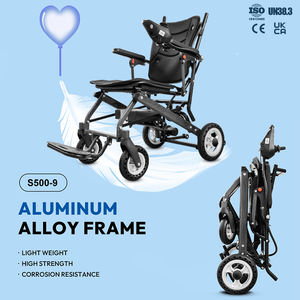 Nueva silla de ruedas motorizada con batería de litio portátil, silla de ruedas eléctrica plegable ligera con Control de Joystick inteligente - Product Image 2