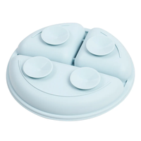 5 pièces antidérapant Silicone bébé alimentation vaisselle ensemble américain 9 pièces ventouse bol assiette cuillère fourchette bavoirs tasse enfants dîner plats