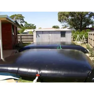 Flexible Pvc Fertilizer Liquid Storage Pillow Shape Bladder 10000l Pvc Folding Chemical Storage Tank