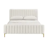 Роскошная тканевая современная мебель для спальни, Королевский размер, Королевский каркас для кровати, платформа, наборы для кровати для продажи
