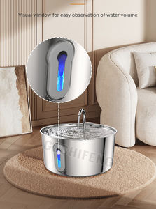 Dispenser Air Minum Hewan Peliharaan Nirkabel Pintar dari Baja Anti Karat Kapasitas Besar, Air Mancur Kucing Tanpa Kabel, Produk Pabrik untuk Rumah dan Taman - Product Image 3