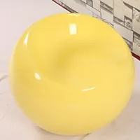 Fauteuil lounge moderne en fibre de verre en forme de pomme pour enfants, pour usage extérieur et intérieur - Siège de loisirs pour hôtel et salon