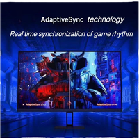 Monitor Gaming Layar Lebar Redmi X27G 165HZ Refresh Rate 1MS Response Time Fitur HDR dengan Speaker Terintegrasi Warna Merah